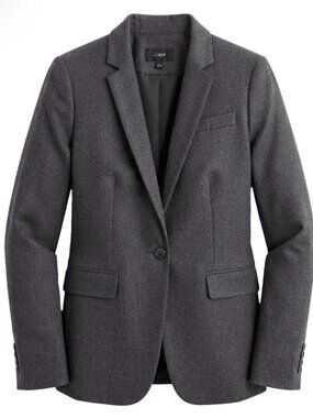 J.Crew Regent Blazer in Wool Flannel